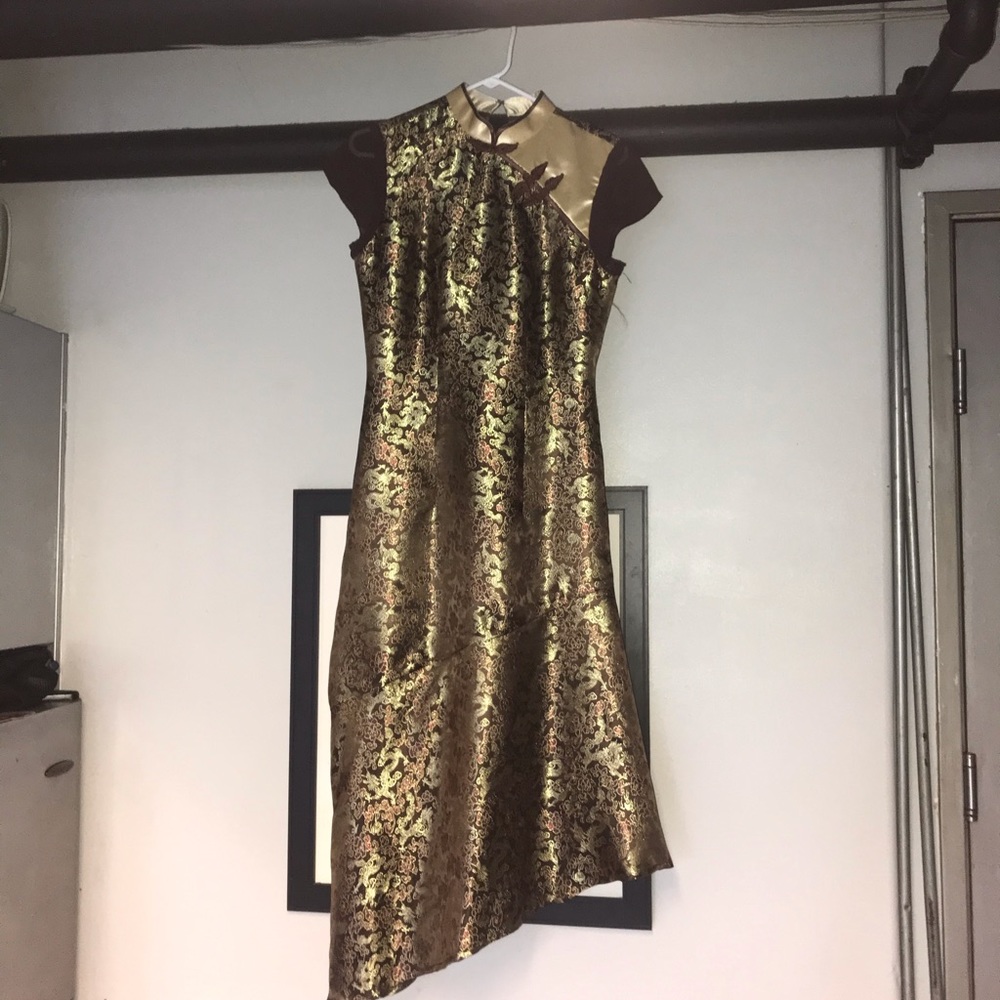 Traditional Chinese Cheongsam Qipao Dragon Dress